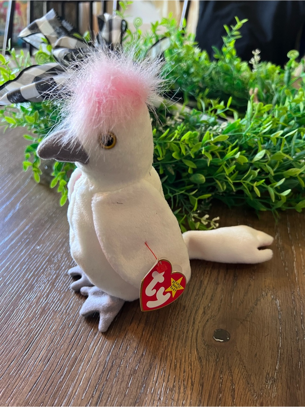 TY Beanie Baby Kuku the Cockatoo TAG ERRORS RARE RETIRED 1997 1998